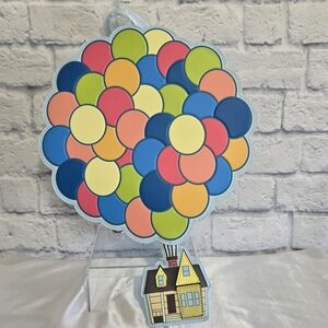 Loungefly UP House Balloons Sky Blue Mini Backpack Pixar Disney Bag Converts New